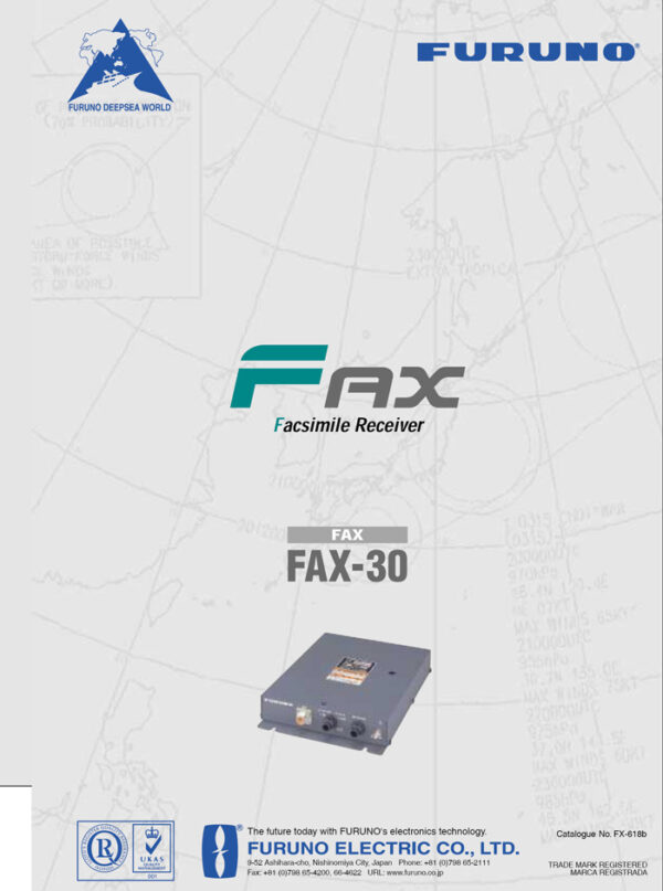 FURUNO WEATHERFAX FAX-30 - Image 2
