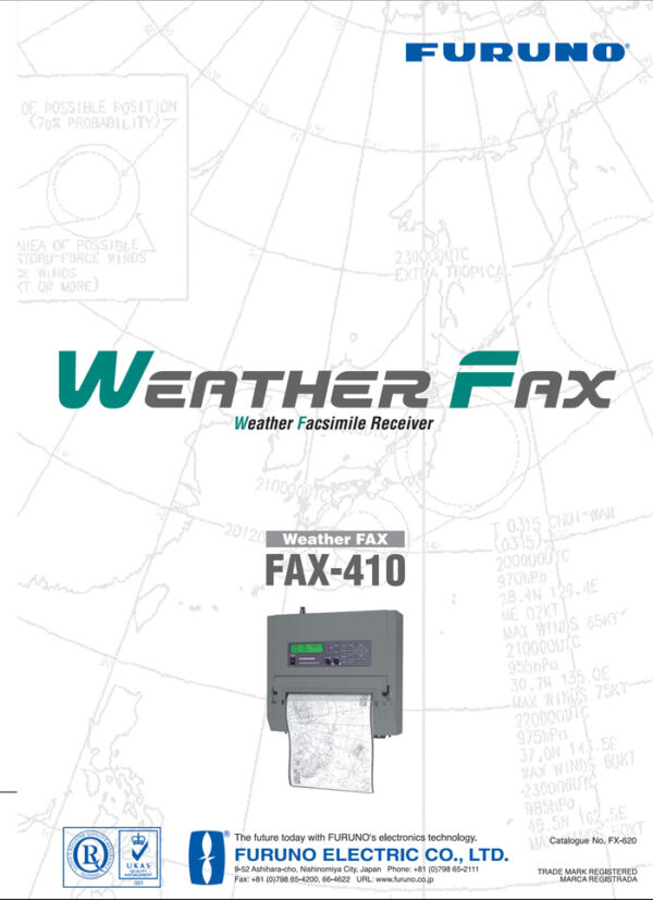 FURUNO WEATHERFAX FAX-410 - Image 3