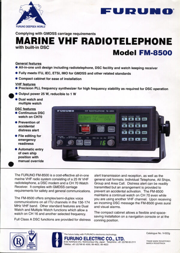 FURUNO FM-8500 VHF - Image 2