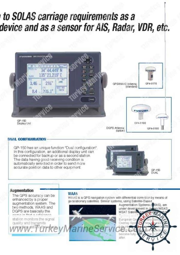 Furuno Gp 150 Gps Turkey Marine Service