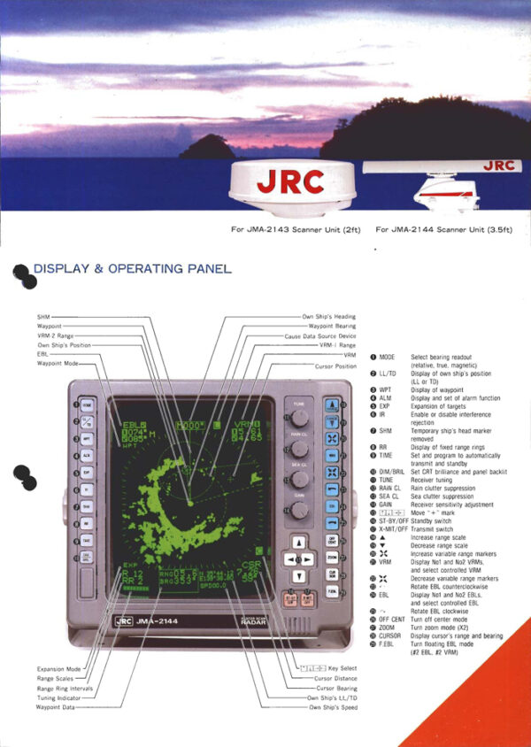 JRC JMA-2144 RADAR - Image 4