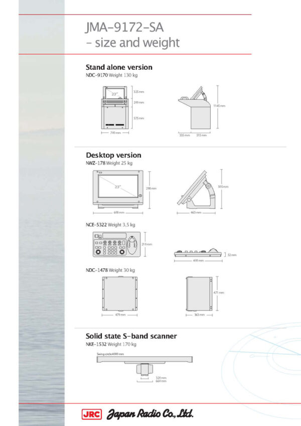JRC JMA-9172-SA RADAR - Image 6