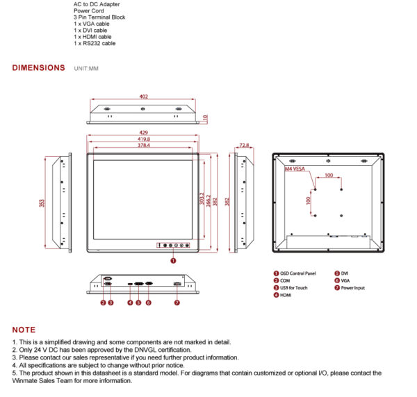 Marine Monitor 19 Inch - Image 4