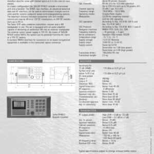sailor rt 4822 vhf technical data
