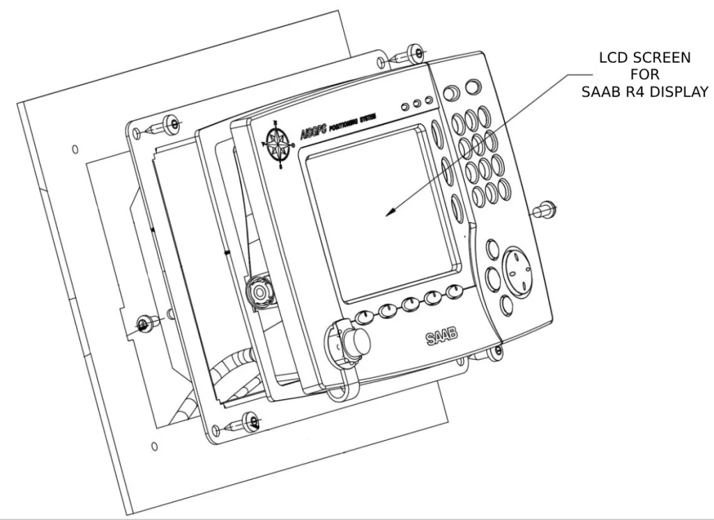 SAAB R4 LCD SCREEN DATASHEET
