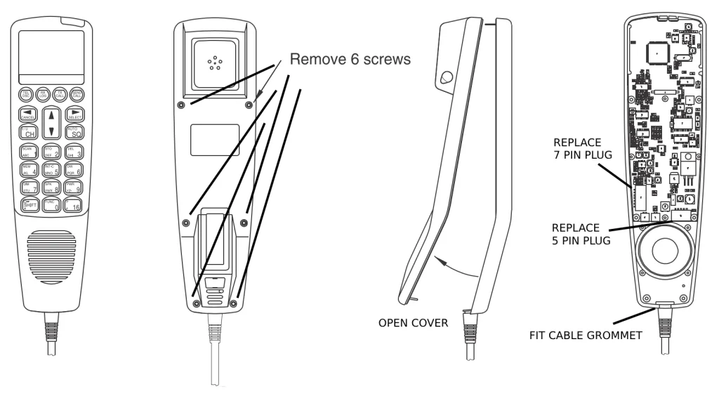 c4900 series cable replacement procedure