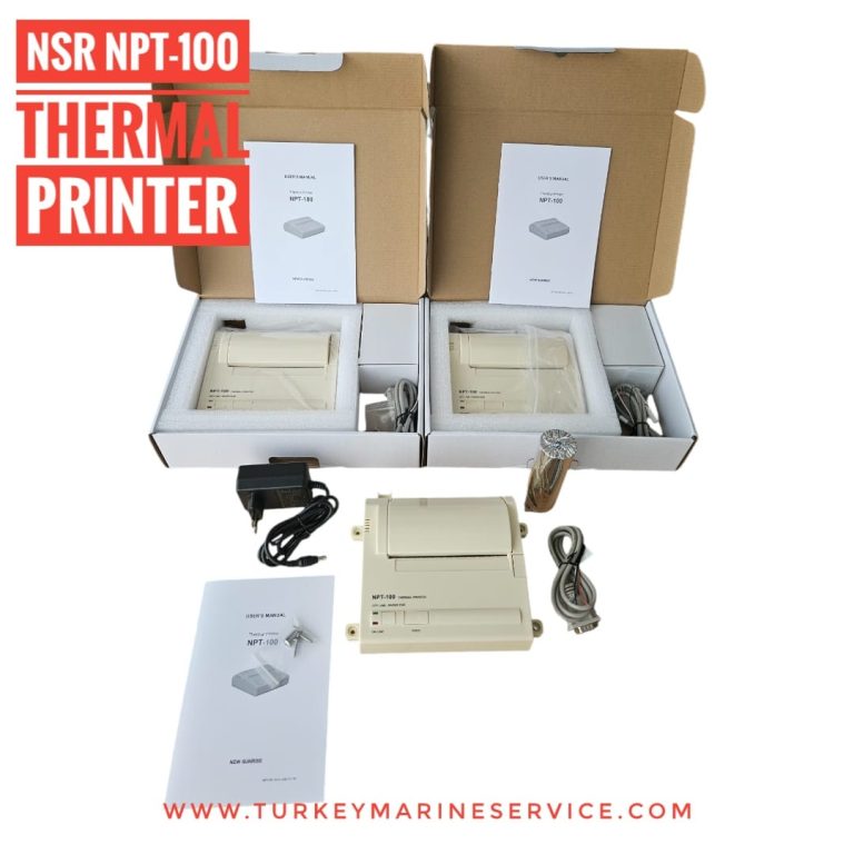 nsr npt-100 thermal printer for navtex and vhf