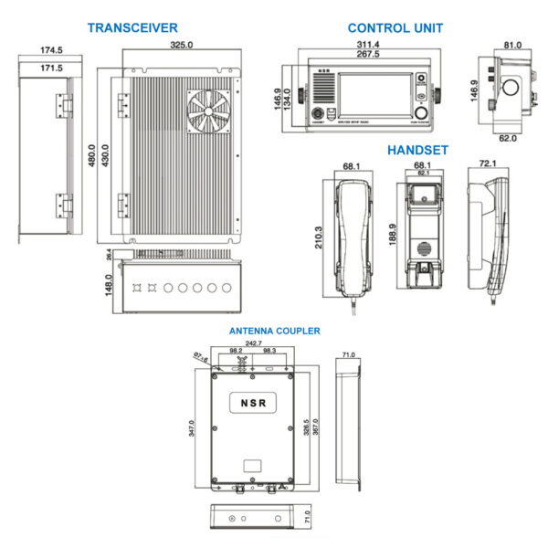 NSR MF HF RADIO NHR-1500 - Image 4