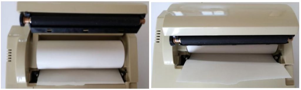 NSR NPT-100 THERMAL PAPER LOADING