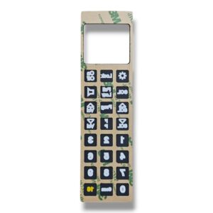 skanti vhf 3000 handset keypad - back side