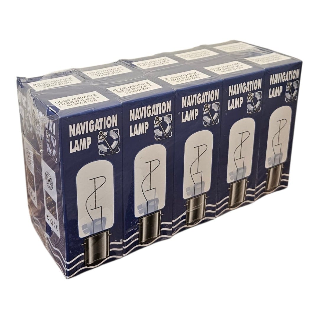 NAVIGATION LAMP BULB ( TYPE: B22 - P28 / 24 VDC & 220 VAC ) - Image 4