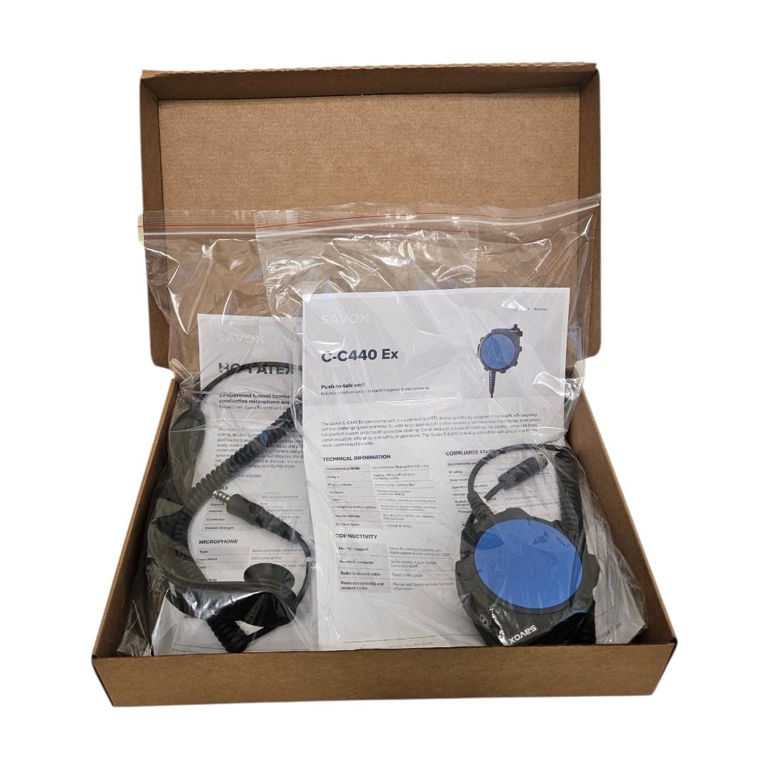 SAVOX HC-1 headset and C-C440 Ex PTT